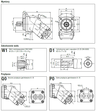 DOSTAWA GRATIS! 01538888 Silnik hydrauliczny tłoczkowy Hydro Leduc (objętość robocza: 18 cm³, maksymalna prędkość ciągła: 8000 min-1 /obr/min)